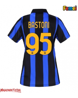 Inter Milan Alessandro Bastoni #95 Tricou Fotbal Replică 2026-27 Femei Acasa Inter Milan Alessandro Bastoni #95 Tricou Fotbal Replică 2026-27 Femei Acasa
